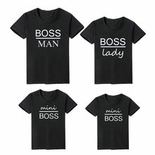Load image into Gallery viewer, Gourd doll Family Matching Outfits Mommy Daddy Kid Son Baby T-Shirt Shirts Family Clothes Child T-Shirt Letter Print Tops